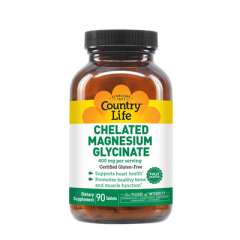 Buy Country Life 400mg Chelated Magnesium Glycinate 90Tablets Supplement in Kenya