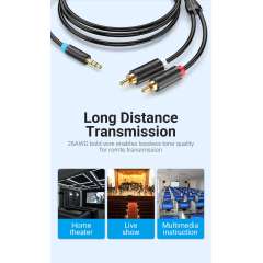 Buy Vention 3.5MM Male to 2 Male RCA Adapter 1.5M Cable in Kenya