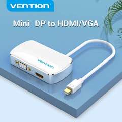 Buy Vention MINI DisplayPort  to HDMI and VGA 0.15M Converter in Kenya