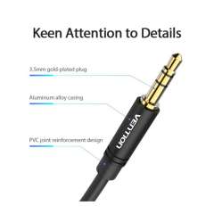 Buy Vention Cotton Braided 3.5mm Male to Male Audio Cable 1.5M Type in Kenya