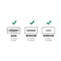 Buy UGREEN Micro HDMI Male and Mini HDMI Male to HDMI Female Adapter in Kenya