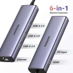 Buy UGREEN USB C 6 in 1 Multifunction Adapter in Kenya