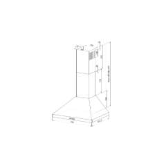 Buy Von VBDP631MFK 60cm Built-in Chimney Hood in Kenya