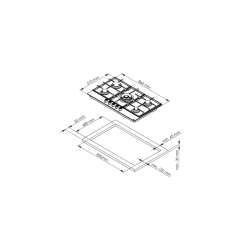 Buy Von VBBG9061WFK 90cm 6 Gas Hob in Kenya
