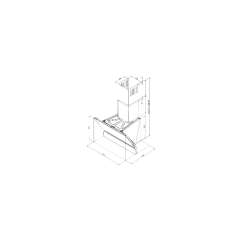 Buy Von VBDI641DFK 60cm Built-in Inclined Hood in Kenya