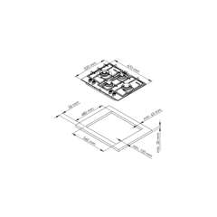 Buy Von VBBG6541WFX 65CM 4 Gas Hob in Kenya