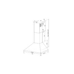 Buy Von VBDP631MFX 60cm Built-in Chimney Hood in Kenya