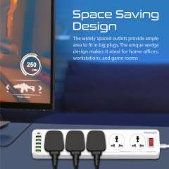 Buy Promate 10AC Socket Space Efficient Power Strip in Kenya