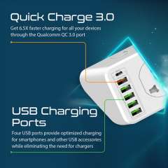 Buy Promate 10AC Socket Space Efficient Power Strip in Kenya