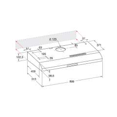 Buy Faber FM A90 Hood 2740 X  Chimney Hood in Kenya