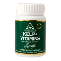 Buy BioHealth 500mg Kelp Plus Vitamins 60 Capsules Supplement in Kenya