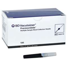 Buy BD Vacutainer Precision Glide 100Pack Multi Sample Blood Collection Needles, Needle Size: 22G, Needle Length : 25mm in Kenya