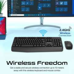 Buy Promate Ergonomic Wireless Multimedia Keyboard and Mouse Combo in Kenya