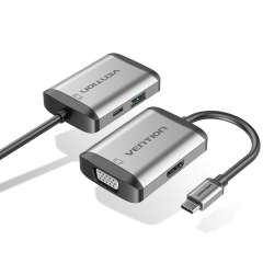 Buy Vention Type-C to HDMI/VGA/USB3.0/PD Converter in Kenya