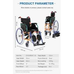 Buy Dayang Steel Foldable Childrens Wheelchair with Legrest in Kenya
