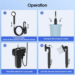 Buy Oraimo AquaFlex Portable Rechargeable Shower Pump in Kenya