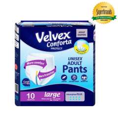 Buy Velvex Conforta Four Pack Adult Pants, Product Size: Large (L) in Kenya