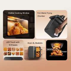 Buy Oraimo NutriFry Duo 8L 2800W AirFryer in Kenya