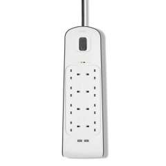 Buy Belkin 2.4 Amp USB Charging 8 Way Surge Protector Extension Cable in Kenya