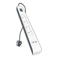 Buy Belkin 2.4 Amp USB Charging 4 Way Surge Protector Extension Cable in Kenya