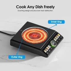 Buy Oraimo FlexiCooker 2200W Electric Ceramic Hot Plate in Kenya