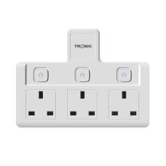 Buy Tronic EC 7233-BS 13A 3-Gang UK Socket Adaptor in Kenya