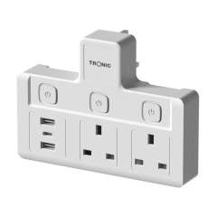 Buy Tronic EC 7232-UB-BS 13A 3-Gang UK Socket Adaptor in Kenya