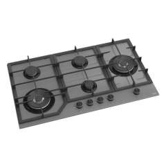 Buy Mika MGH92504FGGW2 90cm 5 Gas with 2 WOK Built-In Gas Hob in Kenya