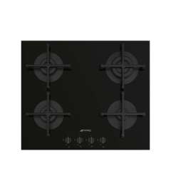 Buy SMEG PV264B 4 Gas Black Glass Cast Iron 60CM Built In HOB in Kenya