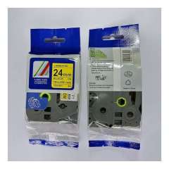 Buy Brother TZ2-651 24mm Black on Yellow Compatible Label Tape in Kenya