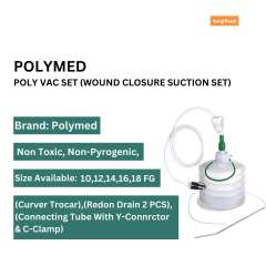 Buy Polymed Polyvac Set Closed Wound Suction Unit, Tube Size: 10Fr in Kenya