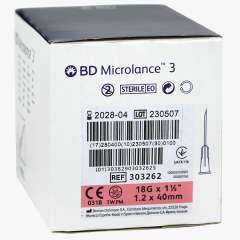Buy BD Microlance 18G by 40mm 100Pack Thin Wall Needles in Kenya