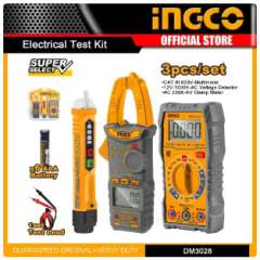 Buy Ingco DM3028 Electrical Test Kit 3pc Digital Multimeter/ Clamp Meter /Voltage Detector in Kenya