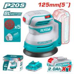 Buy TOTAL TROSLI20021  125mm 20v Cordless random orbit sander in Kenya