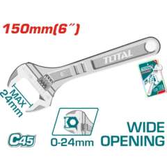 Buy Total  THT101063 150mm 6″ Adjustable wrench in Kenya