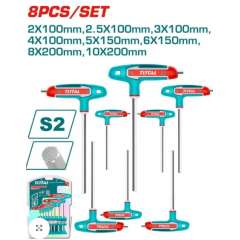 Buy Total  THHW80816 8 Pcs T-handle hex wrench set in Kenya
