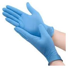 Buy Nitrile Blue Powder Free 10Boxes Examination Gloves, Product Size: Medium (M) in Kenya