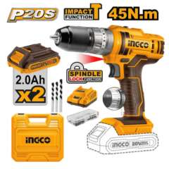 Buy Ingco CIDLI201452 20V LI-ION 45Nm Cordless Impact Drill in Kenya