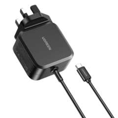 Buy UGREEN X377 USB-C 67W PD GaN Power Adapter UK Plug + 3 DC Connectors in Kenya