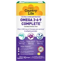 Buy Country Life Ultra Omega 3-6-9 90 Softgel Supplement in Kenya