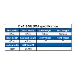Buy Dayang 38cm Seat Cerebral Palsy Wheelchair in Kenya