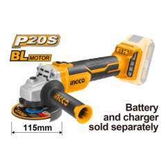 Buy Ingco CAGLI1152 20V Cordless LI-ION Angle Grinder in Kenya