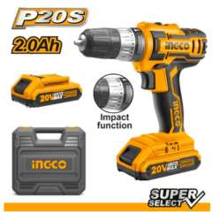 Buy Ingco CIDLI200215 20V 45Nm LI-ION Cordless Impact Drill in Kenya
