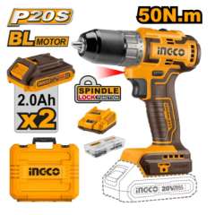 Buy Ingco CIDLI20508 20V 50Nm Cordless Brushless Impact Drill in Kenya