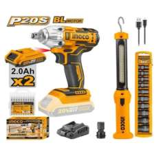 Buy Ingco COSLI23011 20V LI-ION 2pcs Cordless  Combo Kit in Kenya