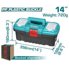 Buy Total  TPBX0141 14″ Plastic tool box in Kenya