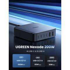 Buy UGREEN CD271 Nexode 200W GaN Desktop Charger in Kenya