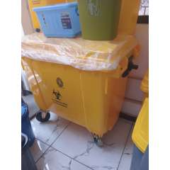 Buy Sunpower 660Litre Yellow Medical Garbage Trolley in Kenya