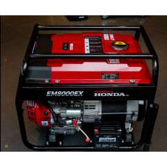 Buy HONDA EM8000EX 6.5kVA  GX390 Petrol key start  Generator with battery and wheels in Kenya