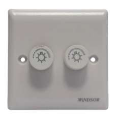 Buy Windsor WIN1775 Ivory 2 Gang 400W Dimmer Switch in Kenya